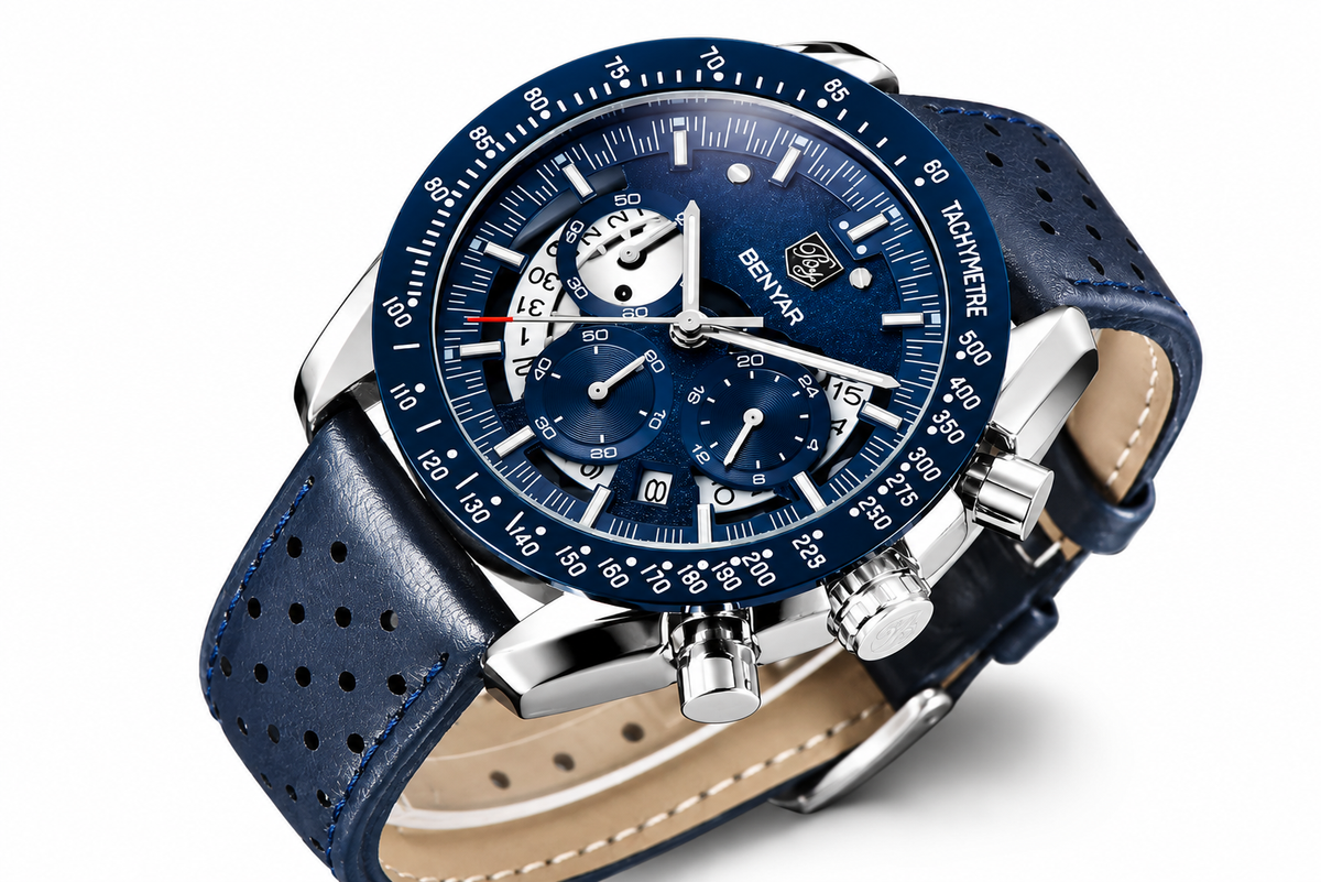 BENYAR  BY-5120 – Montre Homme Chronographe Élégance & Performance