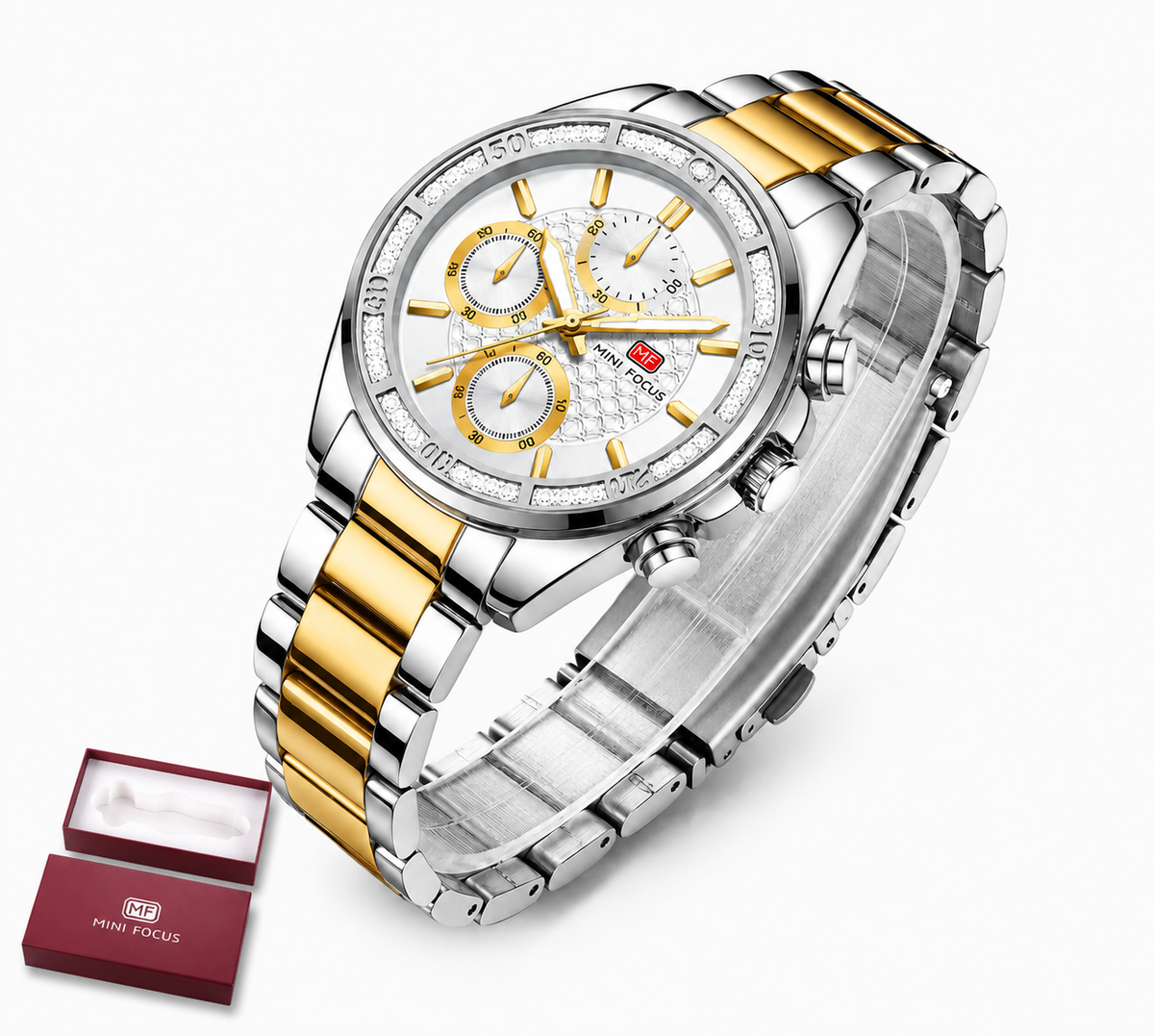 MINI FOCUS MF0615L – Montre Femme Luxe Minimaliste en Acier Inoxydable
