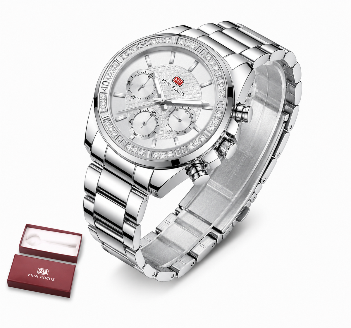 MINI FOCUS MF0615L – Montre Femme Luxe Minimaliste en Acier Inoxydable